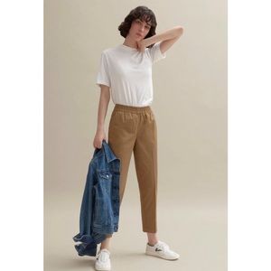 Everlane The Easy Chino Pull On Pants Ochre Size 14